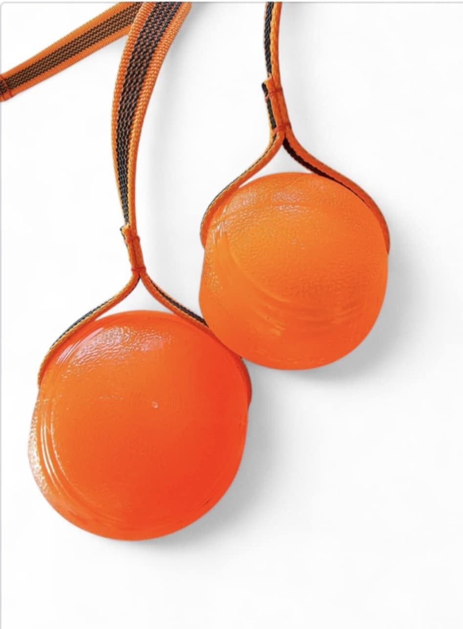 Flydebold med antislip snor - Orange