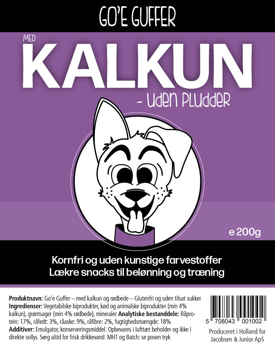 Go'e Guffer KALKUN uden pludder