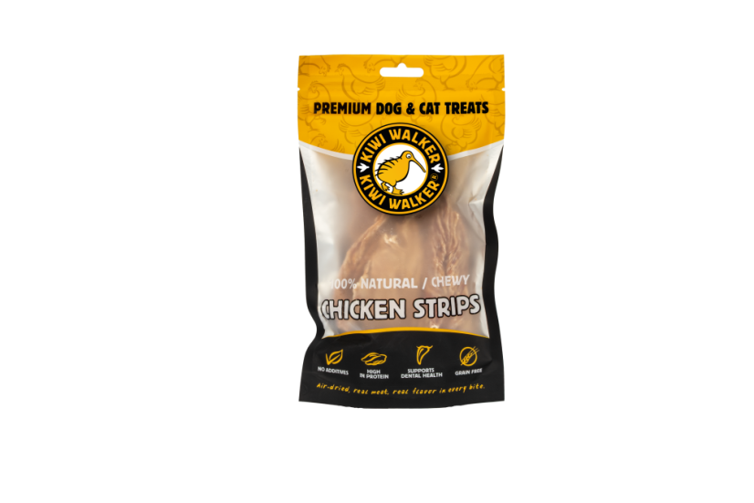 Chicken Strips (100% Natural / Chewy) - Premium Dog & Cat Treats - Kiwi Walker