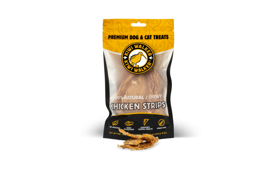 Chicken Strips (100% Natural / Chewy) - Premium Dog & Cat Treats - Kiwi Walker