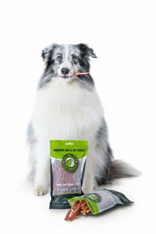 Duck Strips (100% Natural / Chewy) - Premium Dog & Cat Treats - Kiwi Walker