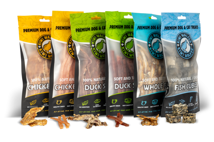 Chicken Strips (100% Natural / Chewy) - Premium Dog & Cat Treats - Kiwi Walker