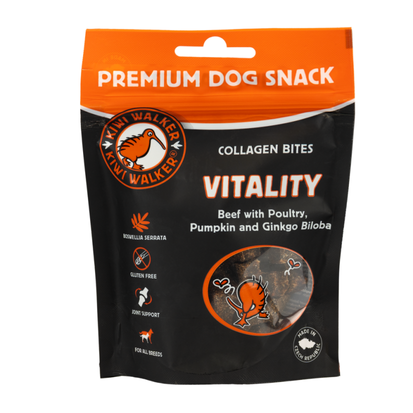 Vitality - Oksekød med Fjerkræ, Græskar og Ginkgo Biloba - KIWI WALKER