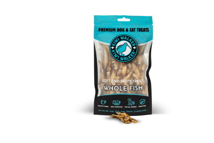 Whole Fish (Soft and Tasty Treat) - Premium Dog & Cat Treats - Kiwi Walker
