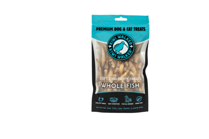 Whole Fish (Soft and Tasty Treat) - Premium Dog & Cat Treats - Kiwi Walker