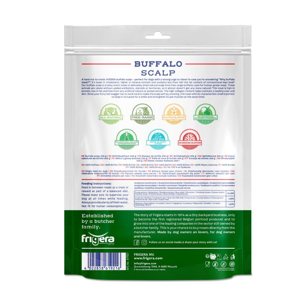 Naturel Dog Chews Bøffel Hovedbund 250 g