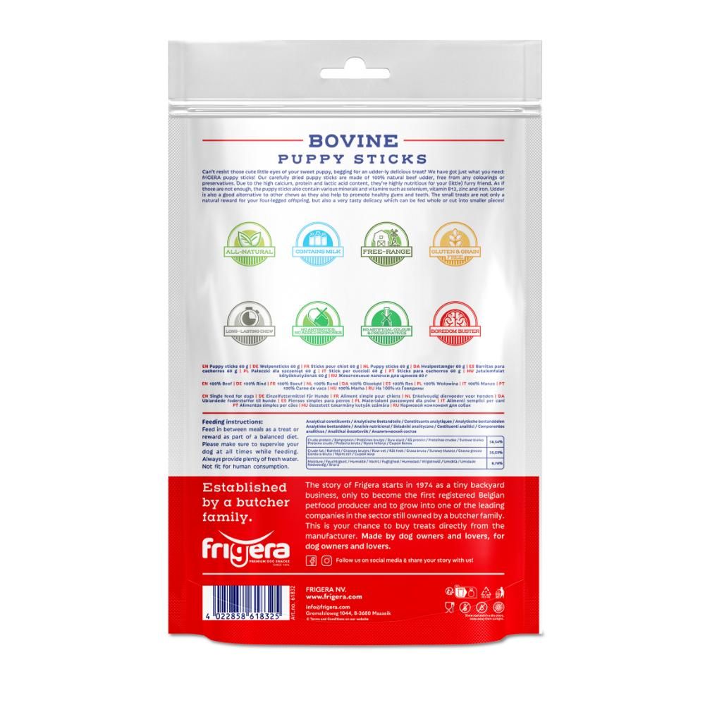 Naturel Dog Chews Okse puppy sticks 60 g