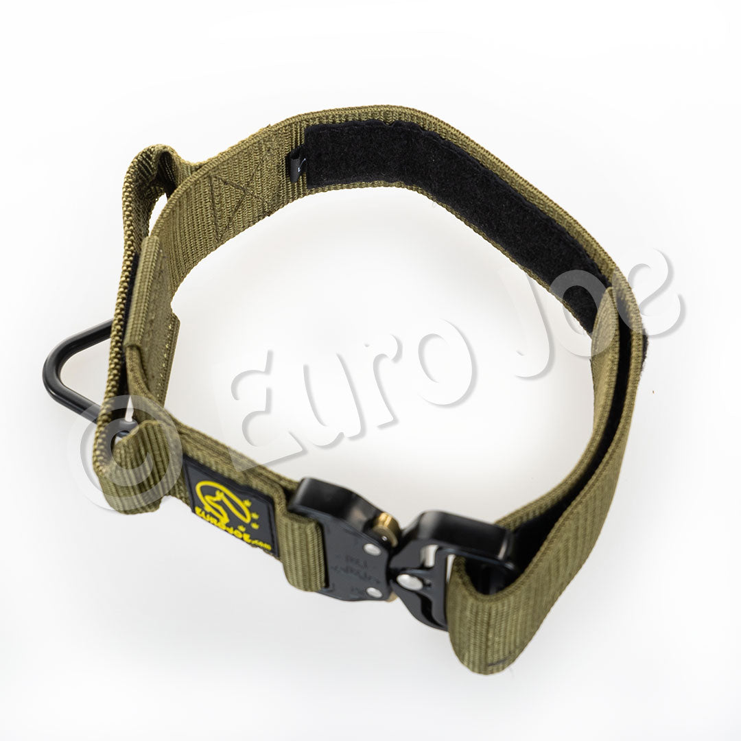 Euro Joe - Tactical halsbånd 2.0 med håndtag kaki