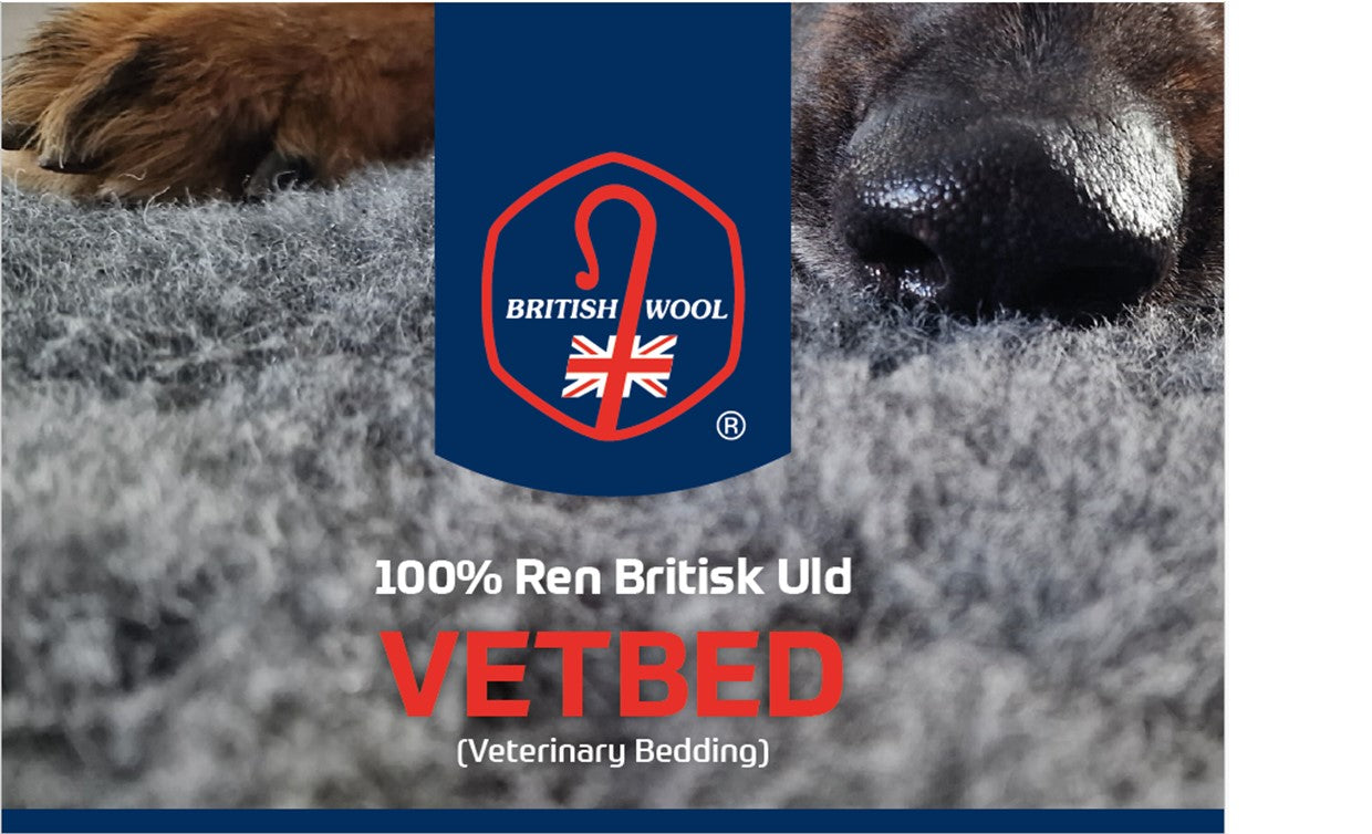Vetbed 100 % Ren Britisk Uld - Large