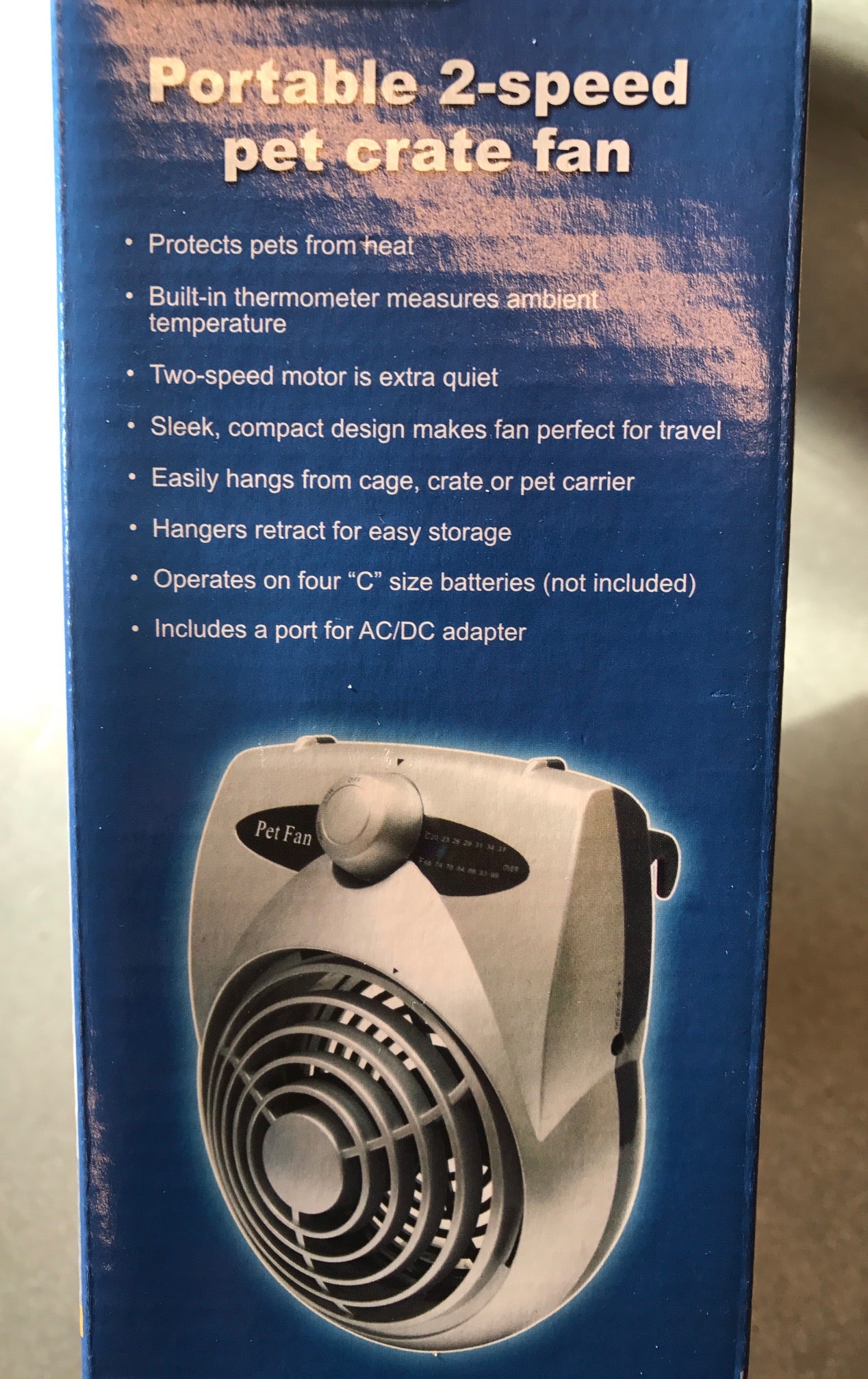 Luxus ventilator til bur og bil