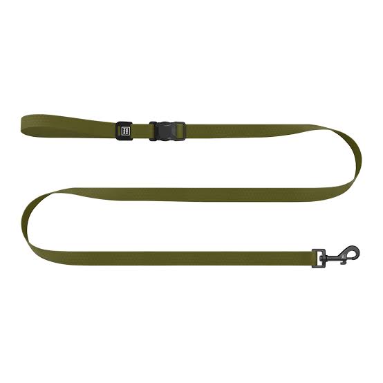 Collartex vandafvisende hundeline med magnetspænde - WAUDOG Khaki