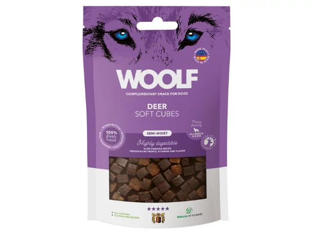 Woolf Soft Cubes Deer 100 g